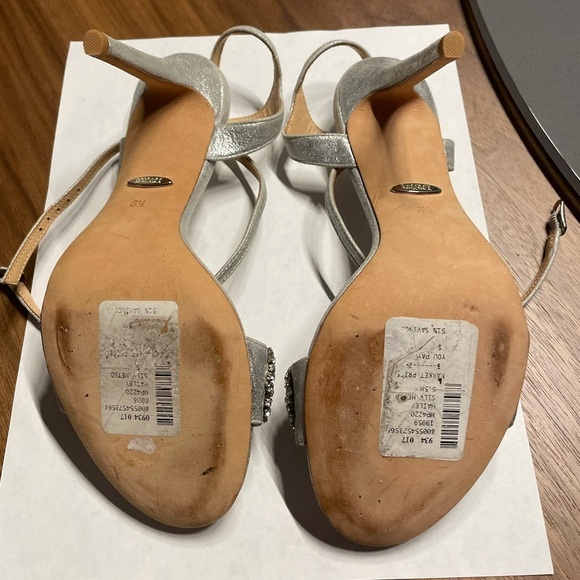 Badgley Mischka Hailey Embellished Strappy Sandals - Picture 4 of 13